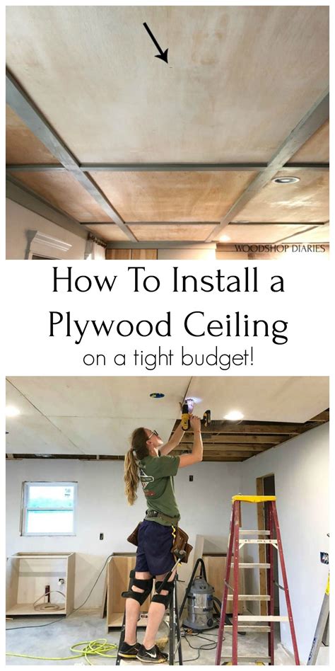 How to Install a Plywood Ceiling .